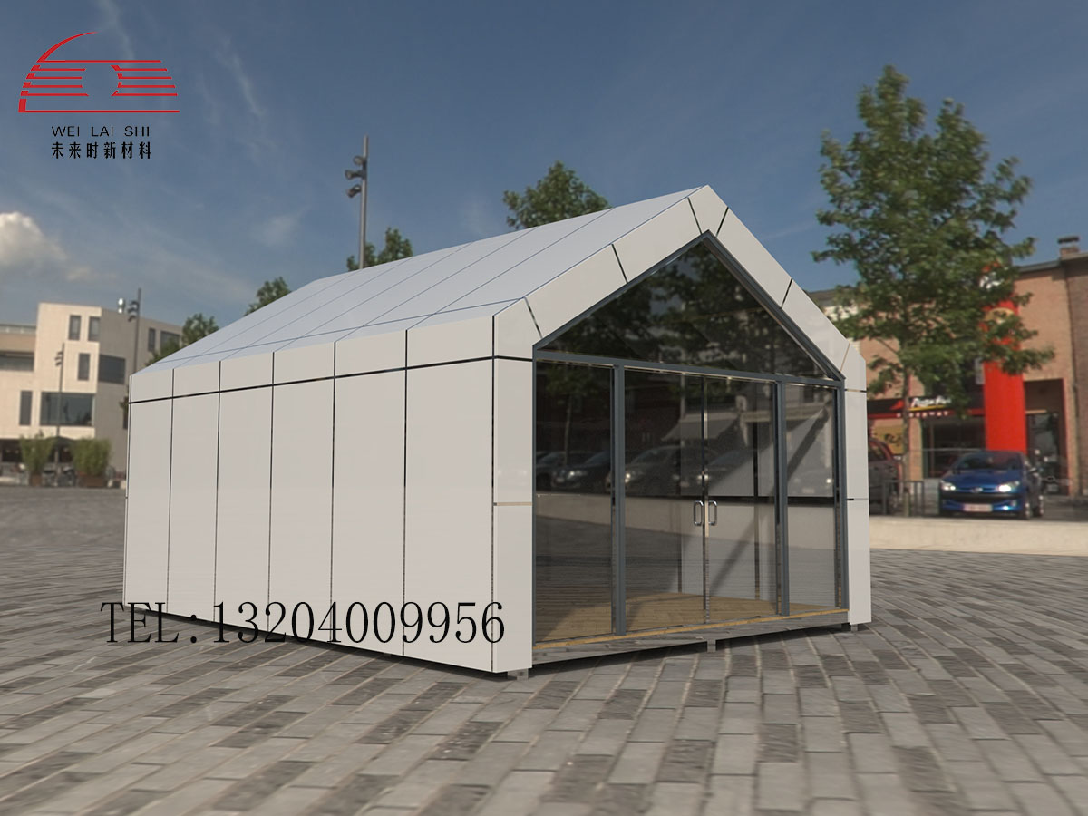 Aluminium veneer building