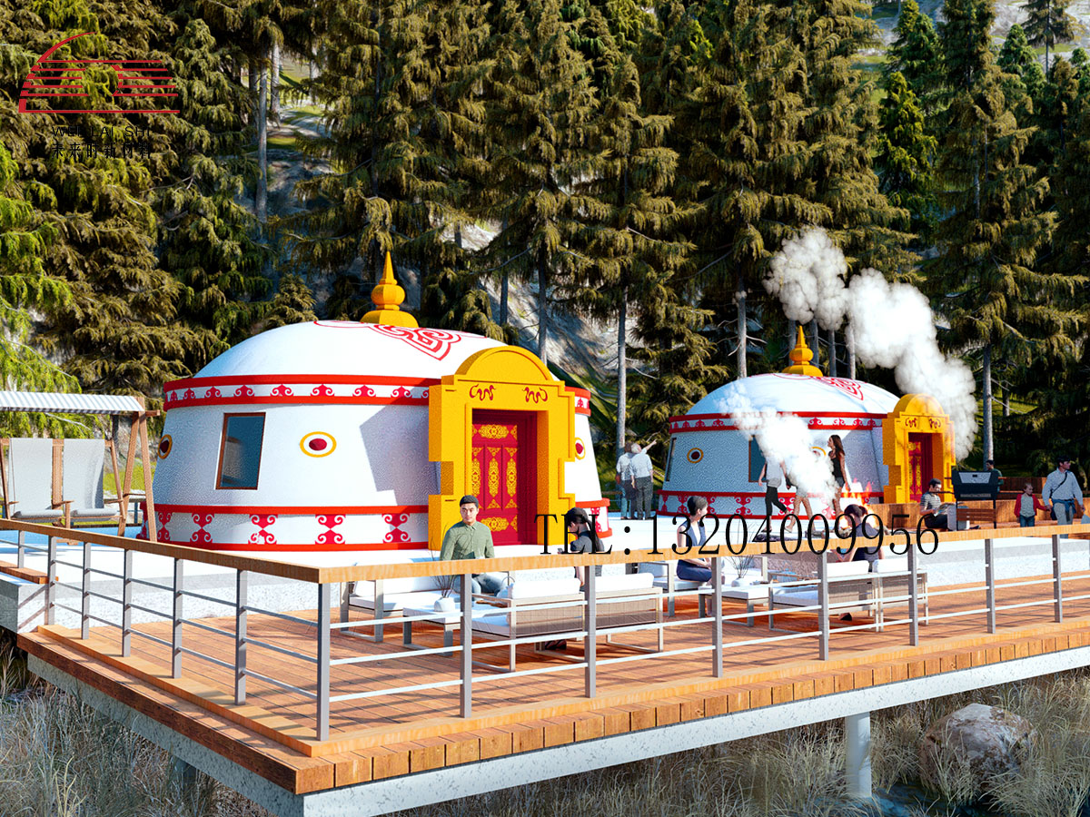 Mongolian yurts 