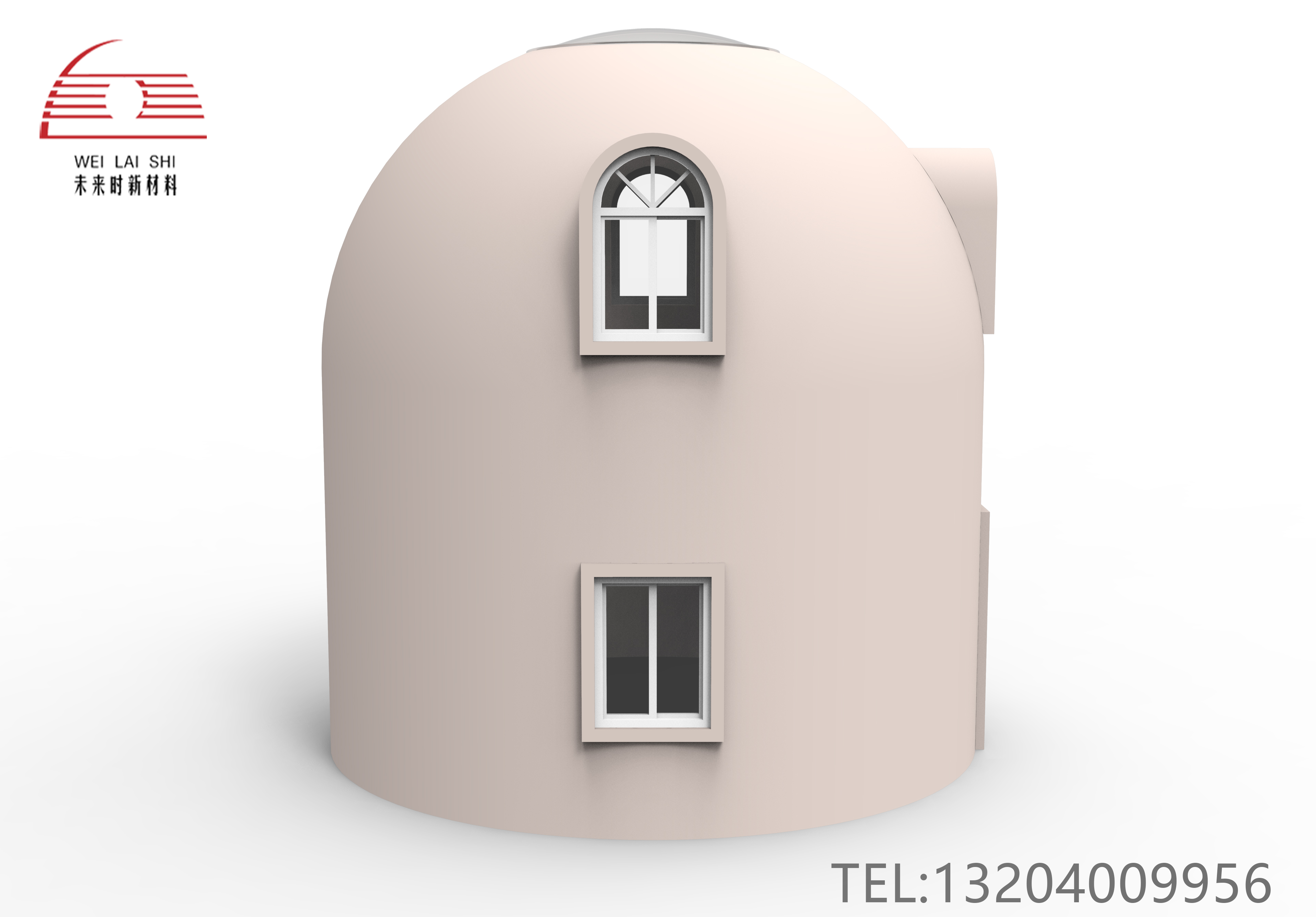 Double deck foundation skylight model 48 square meters