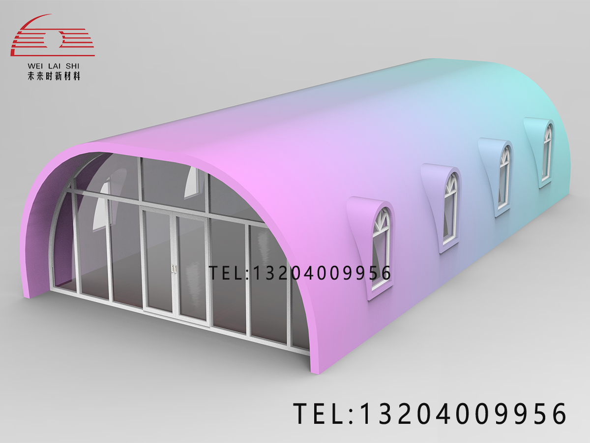 French window with long section-110 square meters